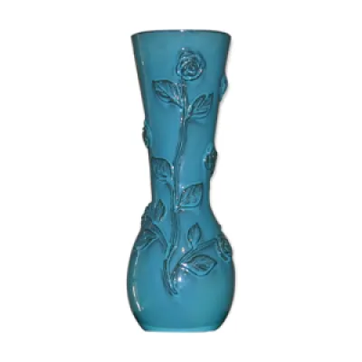 Vase sculptural avec - floraux