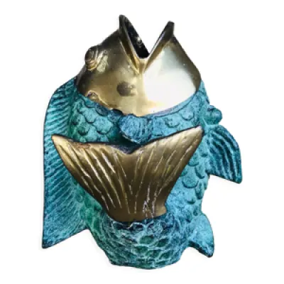 Soliflore de poisson - bronze