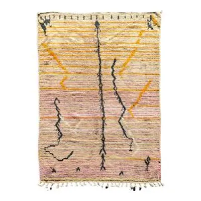Tapis artisanal moderne - berbere laine