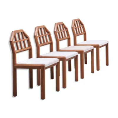 Série de 4 chaises scandinaves - 1960