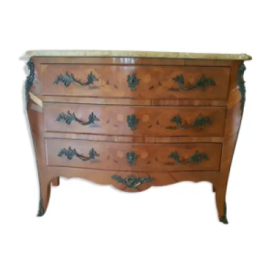 Commode style Louis XV - bois rose