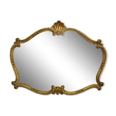 miroir rocaille style - louis bois