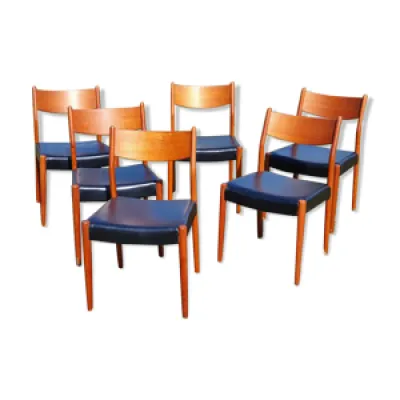 chaises scandinaves en - 1960 teck