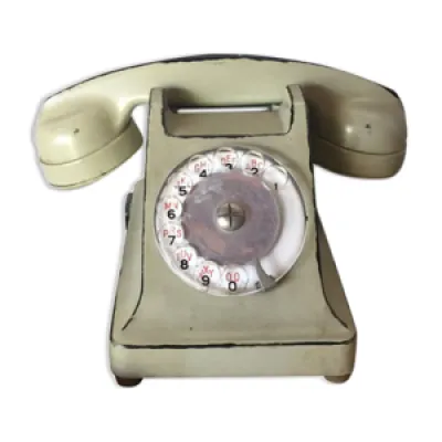 Téléphone vintage vert