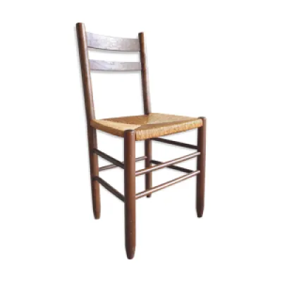 chaise vintage bois et