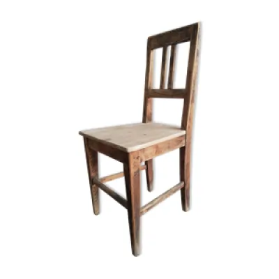 chaise vintage en bois, - 50
