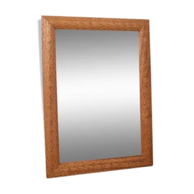 Miroir et son cadre en - bois