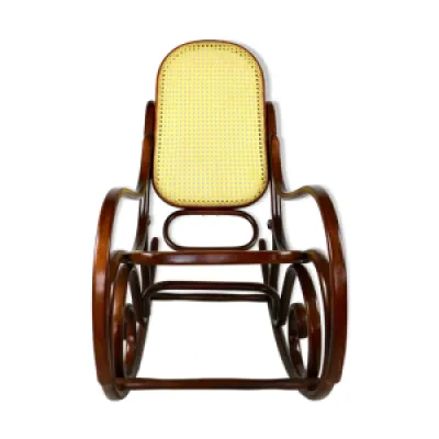 rocking chair marron