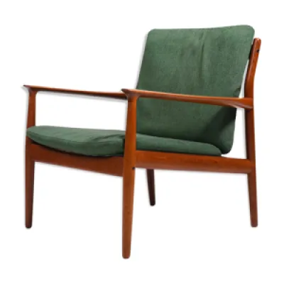 fauteuil en teck modèle - design 1960