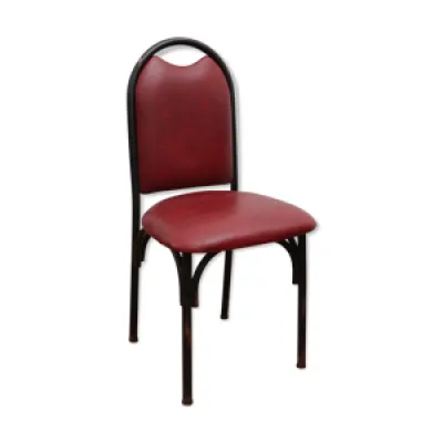 chaise de bistrot vintage - rouge