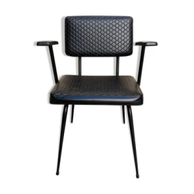 fauteuil vintage noir