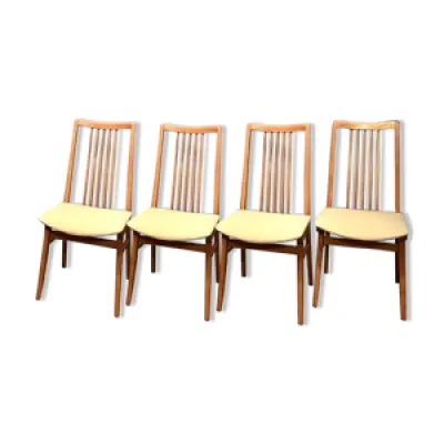 4 chaises avec dossier