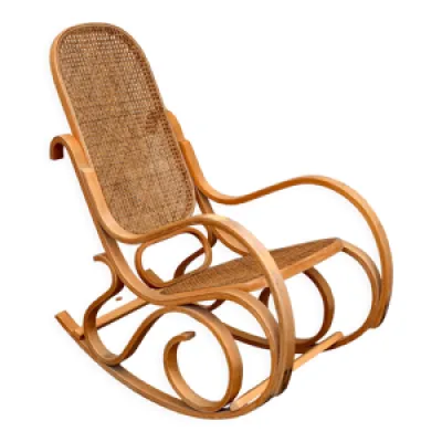 rocking-chair canné - 1970