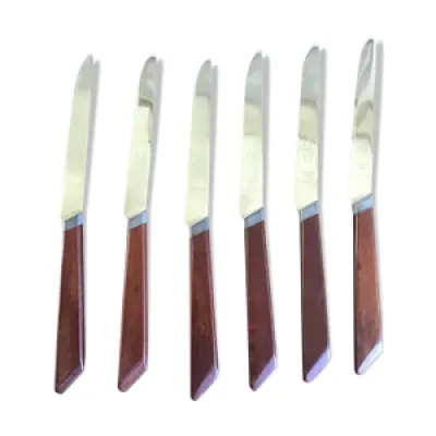 Set de 6 couteaux vintage