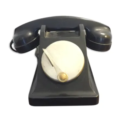 Téléphone vintage années - noir