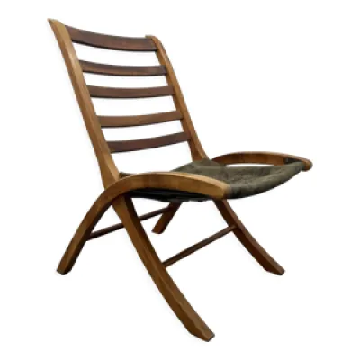 chaise vintage en cuir,