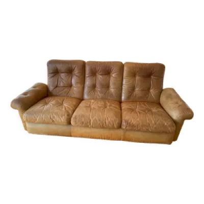 Canapé en cuir vintage