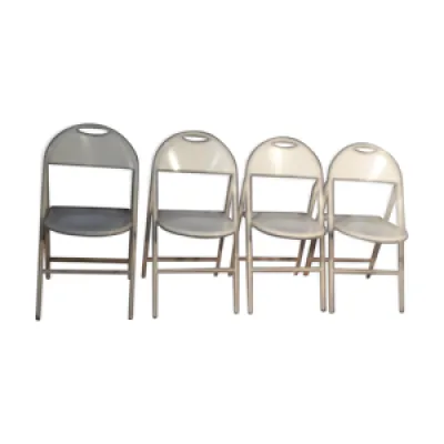 Serie de 4 chaises pliante