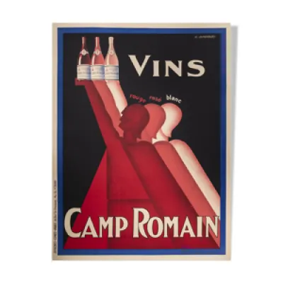 Affiche de Gadoud Vins Camp Romain