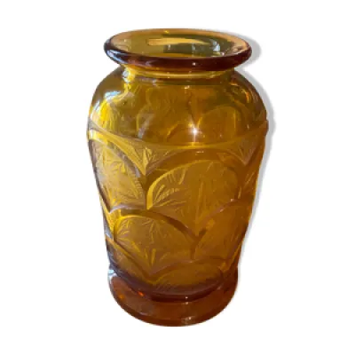 Vase jaune vintage