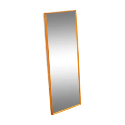 Miroir vintage scandinave - rectangulaire teck