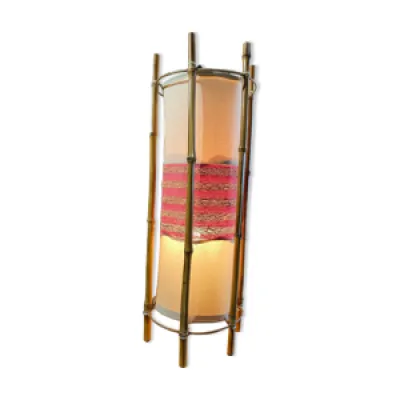 lampe bambou vintage