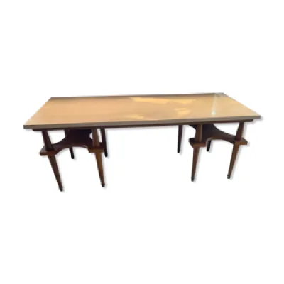 Table basse vintage dessus - marbre