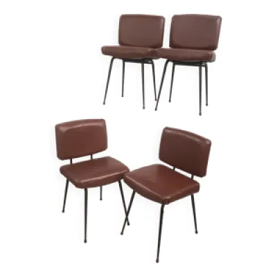 ensemble de 4 chaises - metal