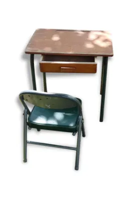 Bureau école enfant - chaise