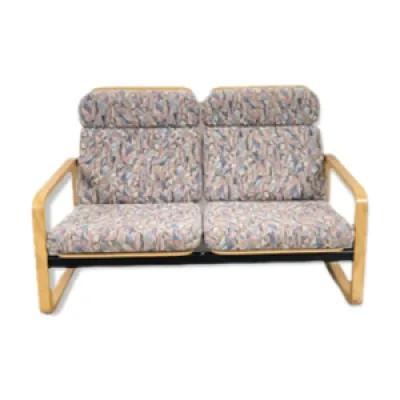 Vintage sofa with fabric - and