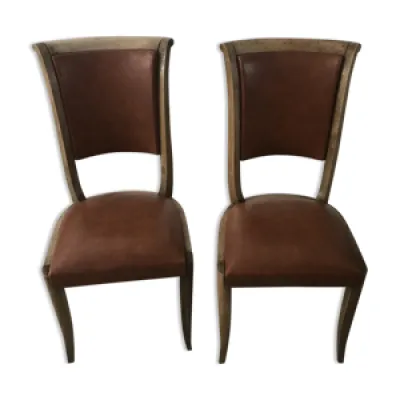 lot 2 chaises vintage - bois