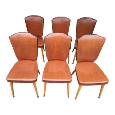 6 chaises vintage en