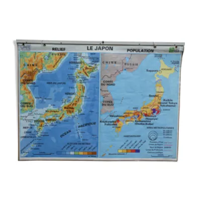 Carte scolaire japon