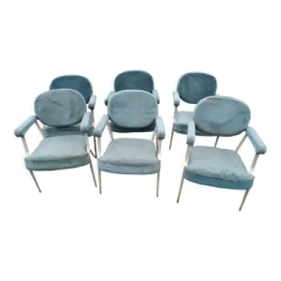 6 fauteuils vintage