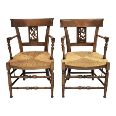 paire de fauteuils landais - 1900