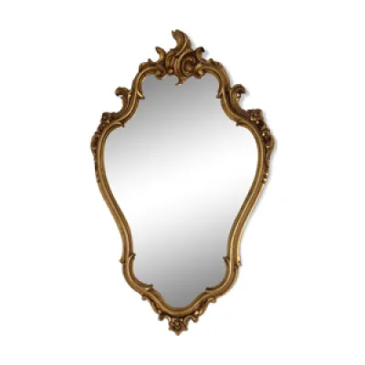 Miroir doré baroque