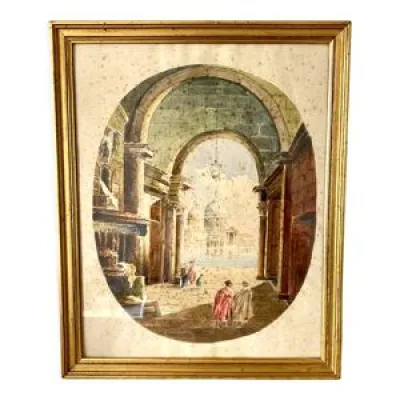 aquarelle ancienne Venise