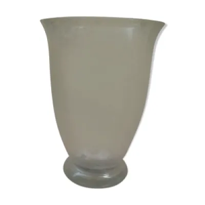 vase en verre vintage