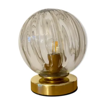 lampe à poser globe - verre