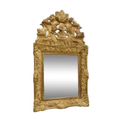 Miroir en bois doré, - style