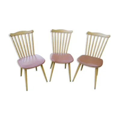 Trio de chaises bistrot - 60