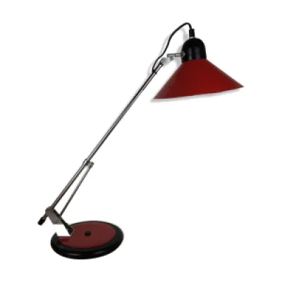 lampe de bureau articulée - rouge