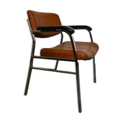 fauteuil vintage marron