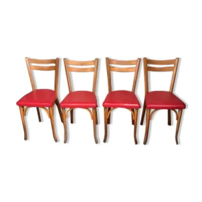 Série 4 chaises bistrot - baumann