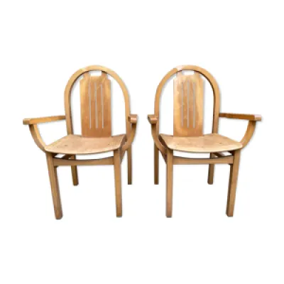 Paire de fauteuils sièges - baumann argos