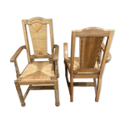 Lot de 2 chaises vintage