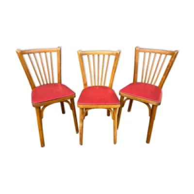 set de 3 chaises vintage - 1960