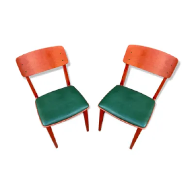 Paire de chaises bistrot - 1960 simili