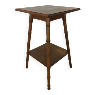 Table d'appoint bambou - bois 1960