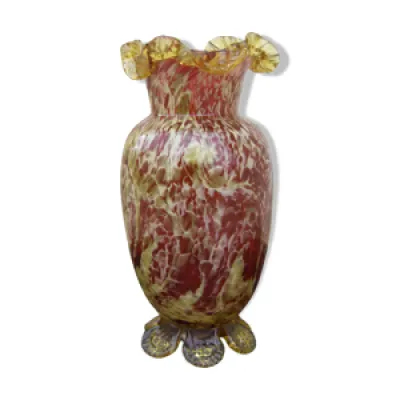 Vase multicolore vintage